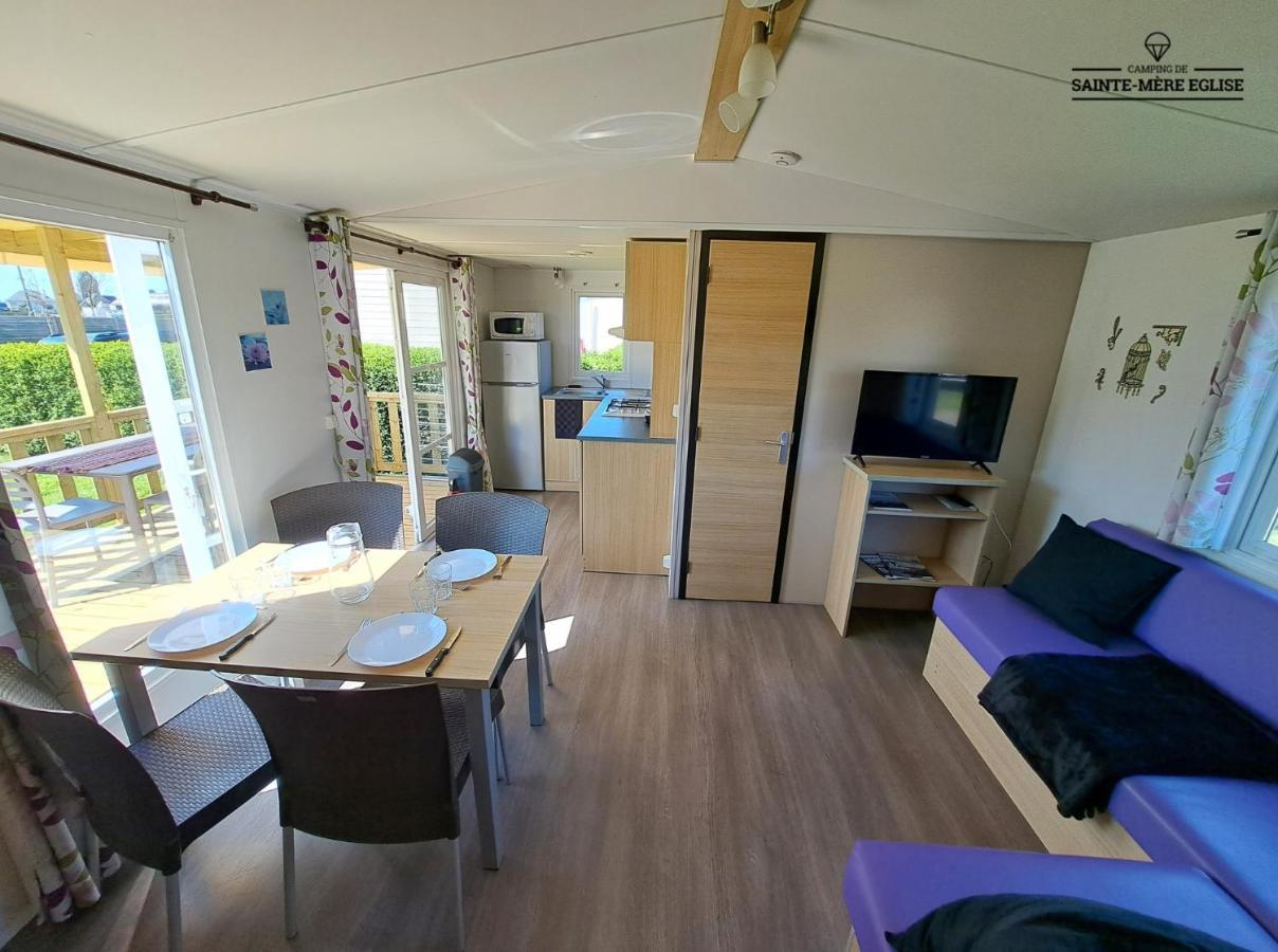 Camping Sainte Mere Eglise Bagian luar foto