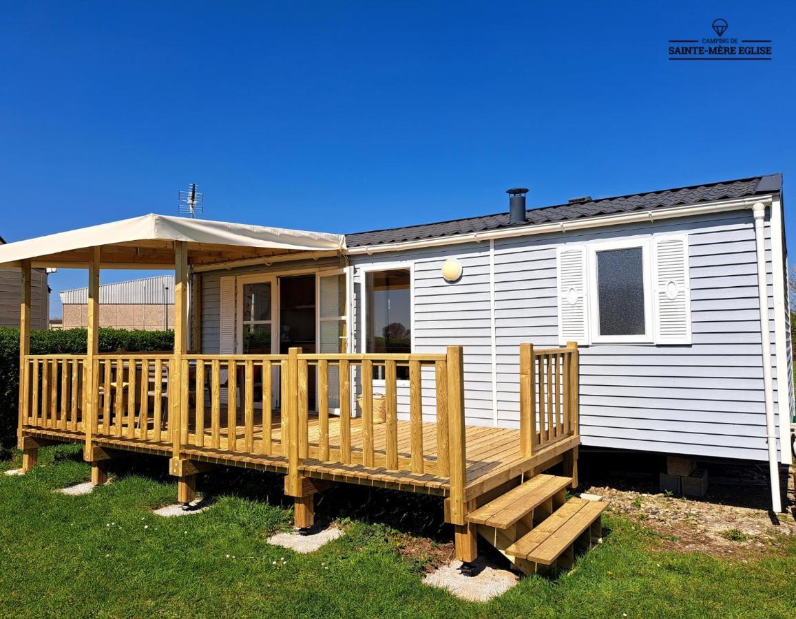 Camping Sainte Mere Eglise Bagian luar foto