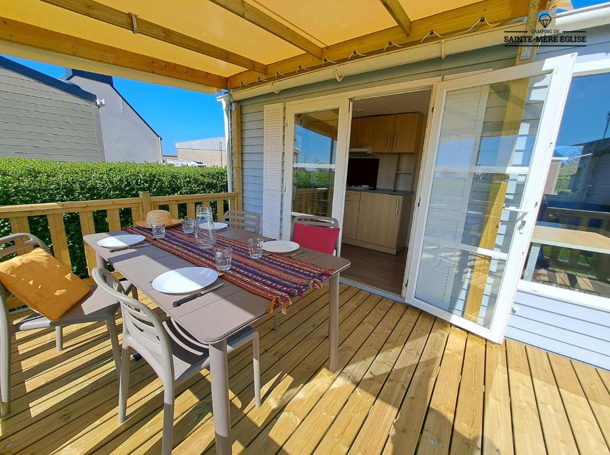 Camping Sainte Mere Eglise Bagian luar foto