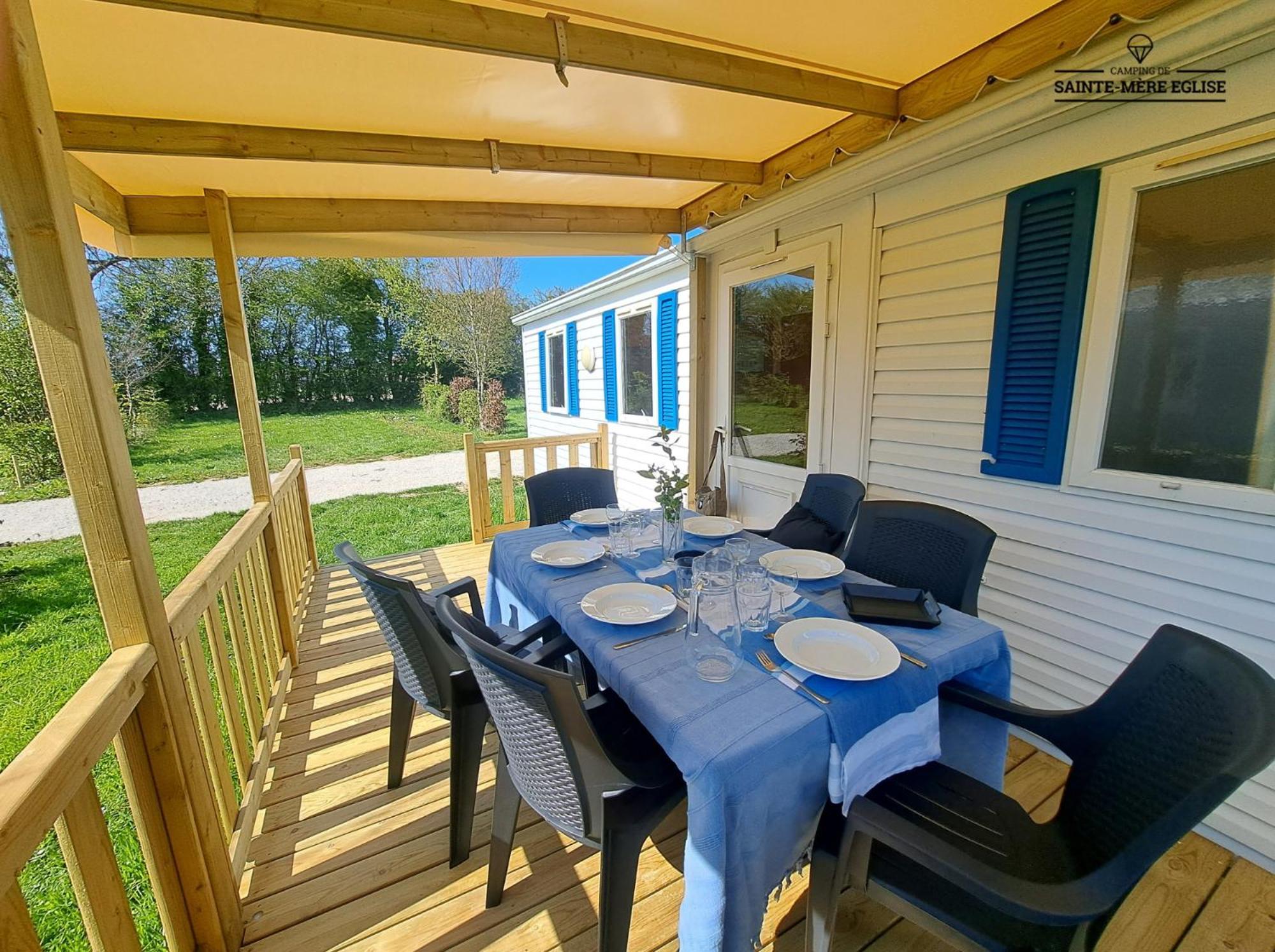 Camping Sainte Mere Eglise Bagian luar foto